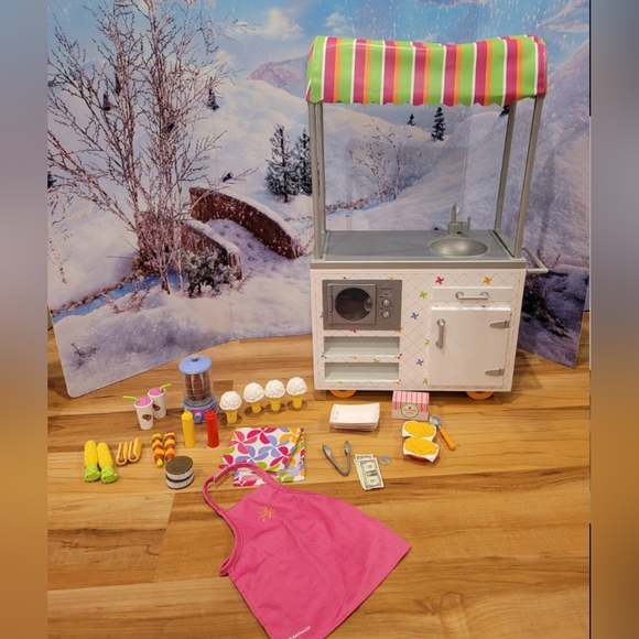 American Girl Doll Campus Snack Cart - Picture 1 of 2
